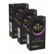 Презервативи SKYN Elite супертонкі безлатексні 30шт (3 пачки по 10шт)