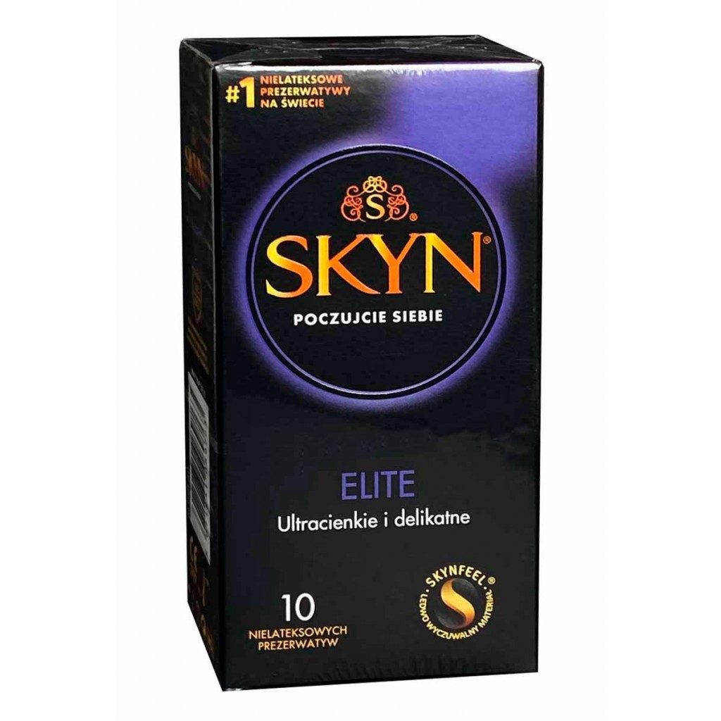 Презервативы SKYN Elite супертонкие безлатексные 10шт (PL)⚡️Prezervativi.in.ua