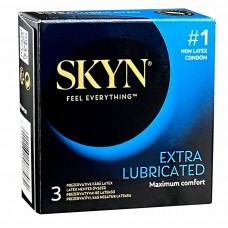 Презервативы SKYN Extra Lubricated безлатексные с обильной смазкой 3шт