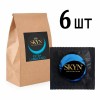 Презервативи SKYN Extra Lubricated з додатковою змазкою 6шт (крафтове пакування)