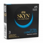 Презервативи SKYN Extra Lubricated безлатексні з додатковою змазкою 3шт (PL)