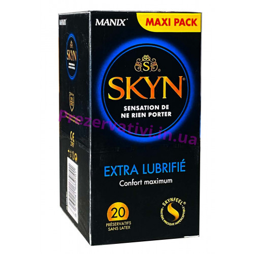 Презервативы SKYN Extra Lube безлатексные с обильной смазкой №20 (PL) - Фото№1