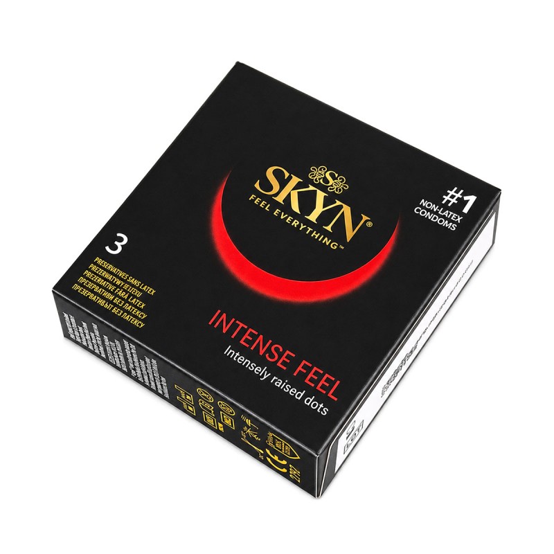 Безлатексные презервативы SKYN Intense Feel точечные