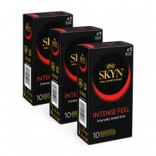 Презервативы SKYN Intense Feel точечные безлатексные 30шт (3 пачки по 10шт) (PL)