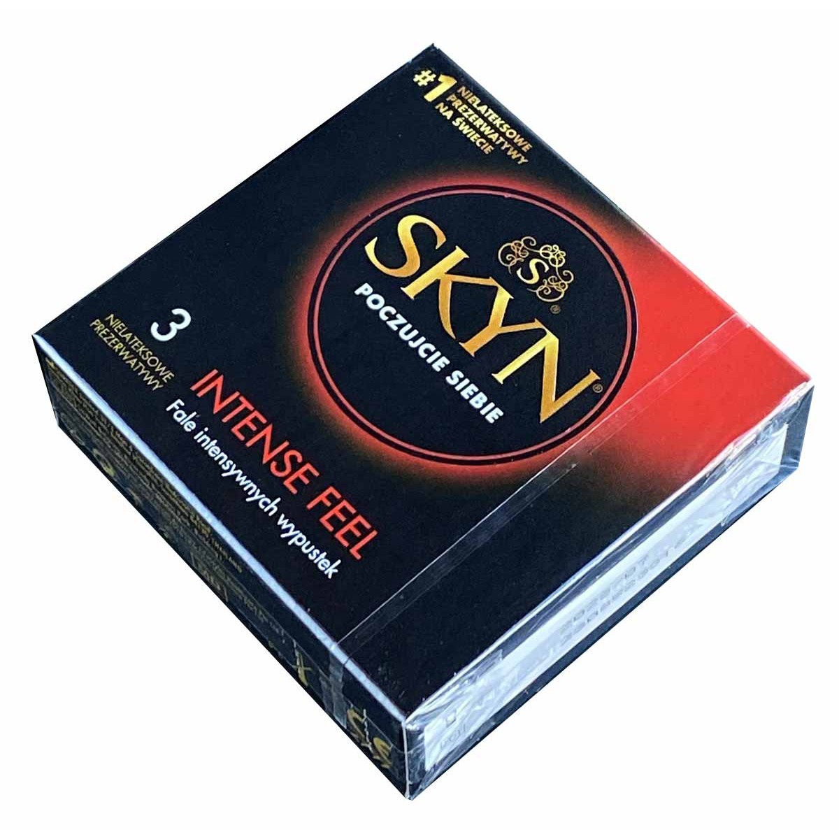 Безлатексні презервативи SKYN Intense Feel 3 шт крапкові