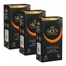Презервативы SKYN Large (King size) большие безлатексные 30шт (3 пачки по 10шт)
