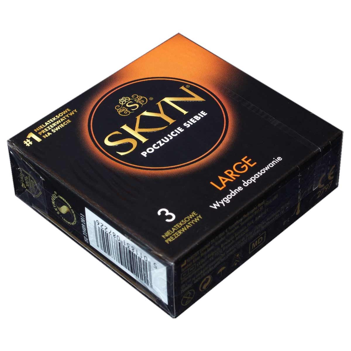 Презервативы SKYN Large (King size) большие безлатексные 3шт 