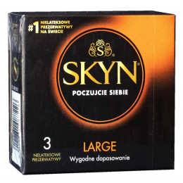 Презервативы SKYN Large большие безлатексные 3 шт (PL)