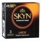 Презервативы SKYN Large большие безлатексные 15шт (5 пачек по 3шт) (PL)