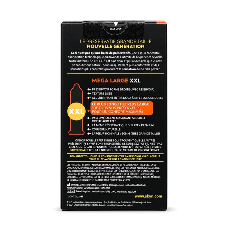Презервативы SKYN MEGA Large 10 шт – Огромный размер