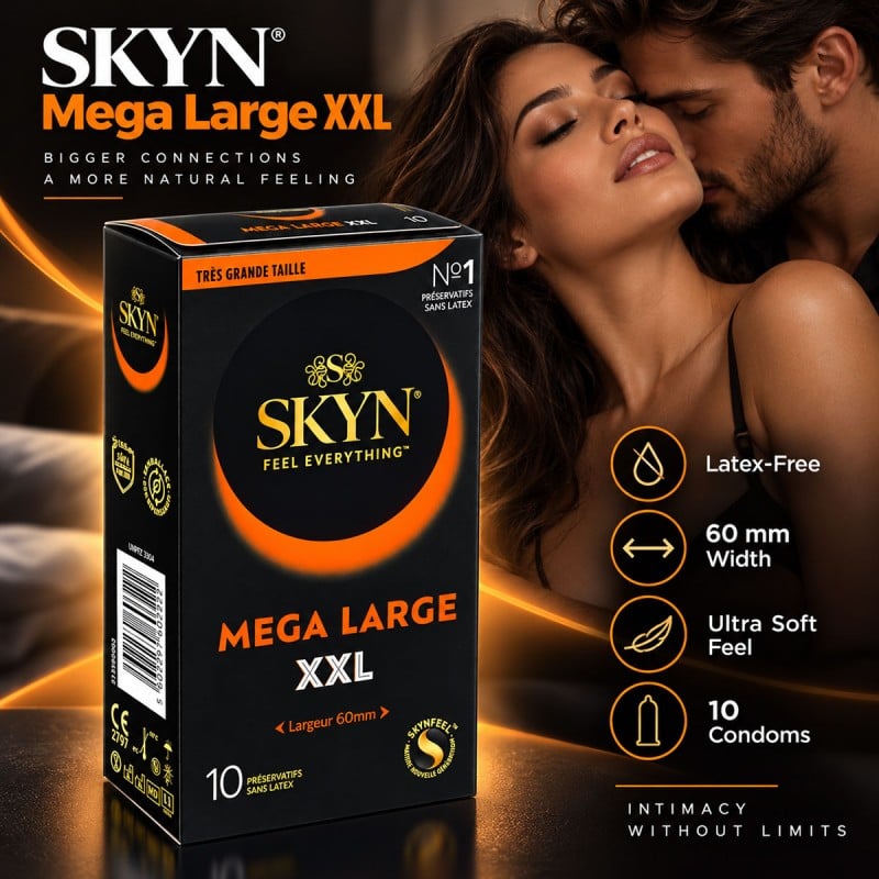 Презервативы SKYN MEGA Large 10 шт – Огромный размер