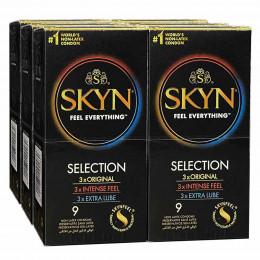 Презервативи SKYN Selection безлатексні 54шт (6 пачок по 9шт) (PL)