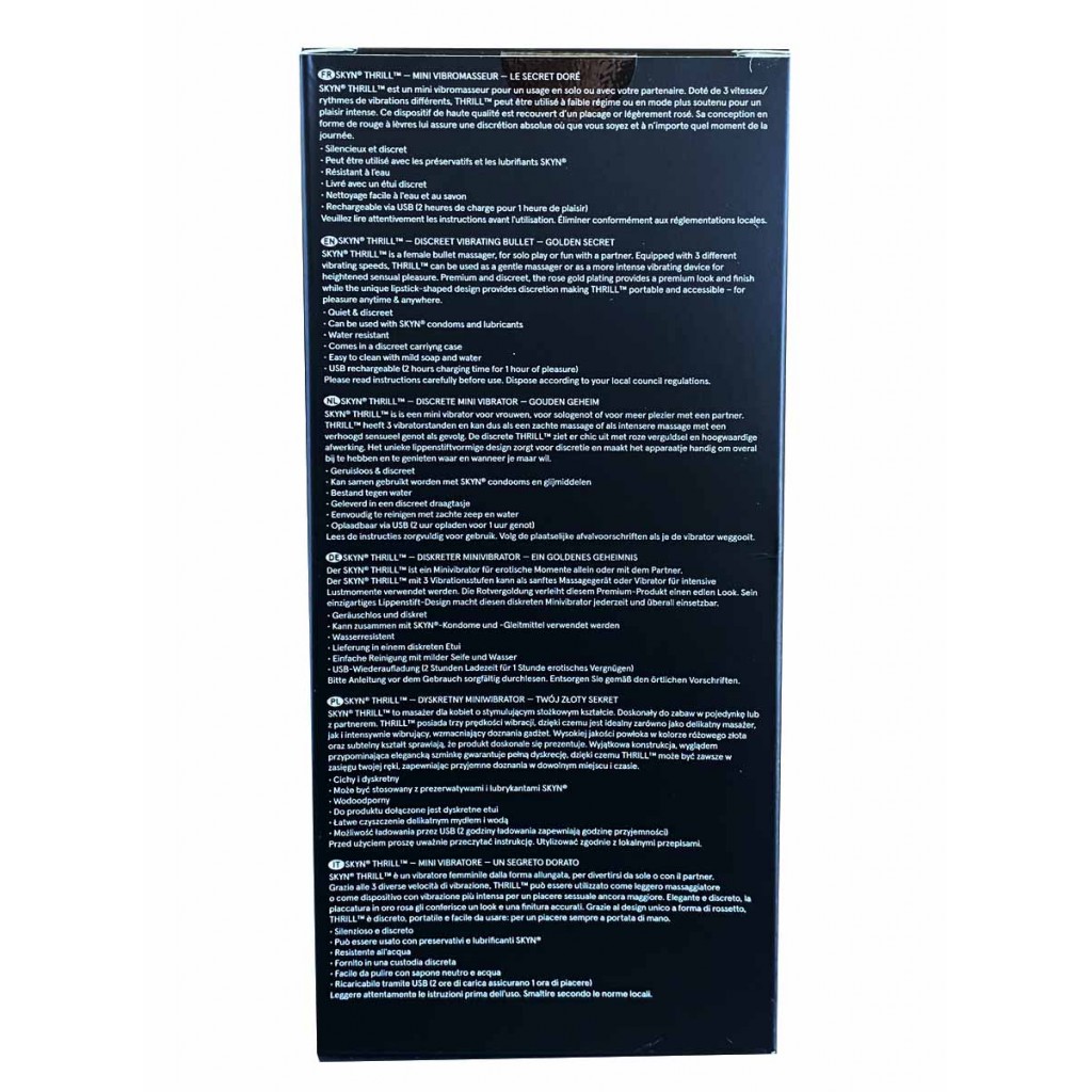 Непомітний міні-вібратор SKYN Thrill 9 см