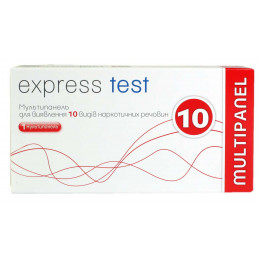 Тест на наркотики Express test 10 видов