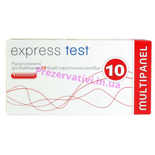 Тест на наркотики Express test 10 видов - Фото№1