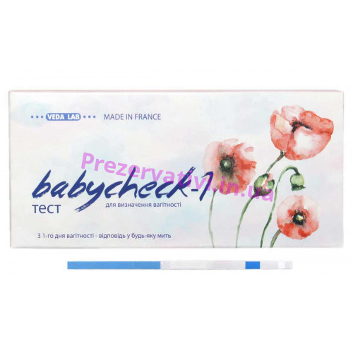 Тест для беременность BABYCHECK 1шт - Фото№1