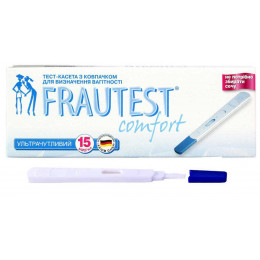 Тест для беременность кассетный с колпачком FRAUTEST comfort 1шт (СРОК 07.22)