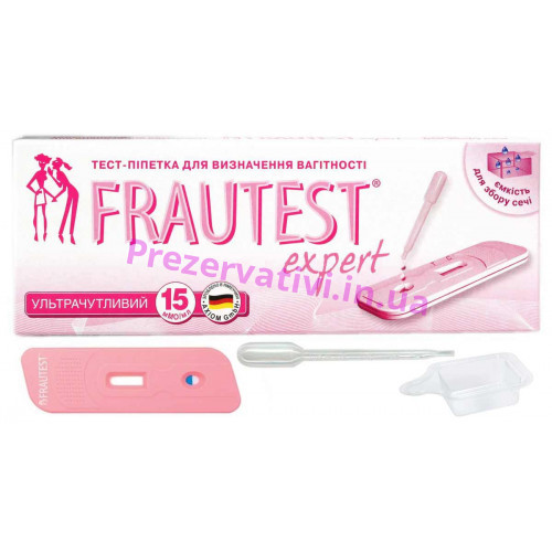 Тест для беременность струйный FRAUTEST expert 1шт(СРОК 06.21) - Фото№1