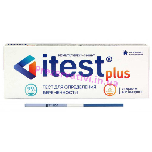 Тест-полоска для определения беременности ITEST Plus - Фото№1