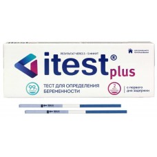 Тест-смужка для визначення вагітності ITEST Plus №2