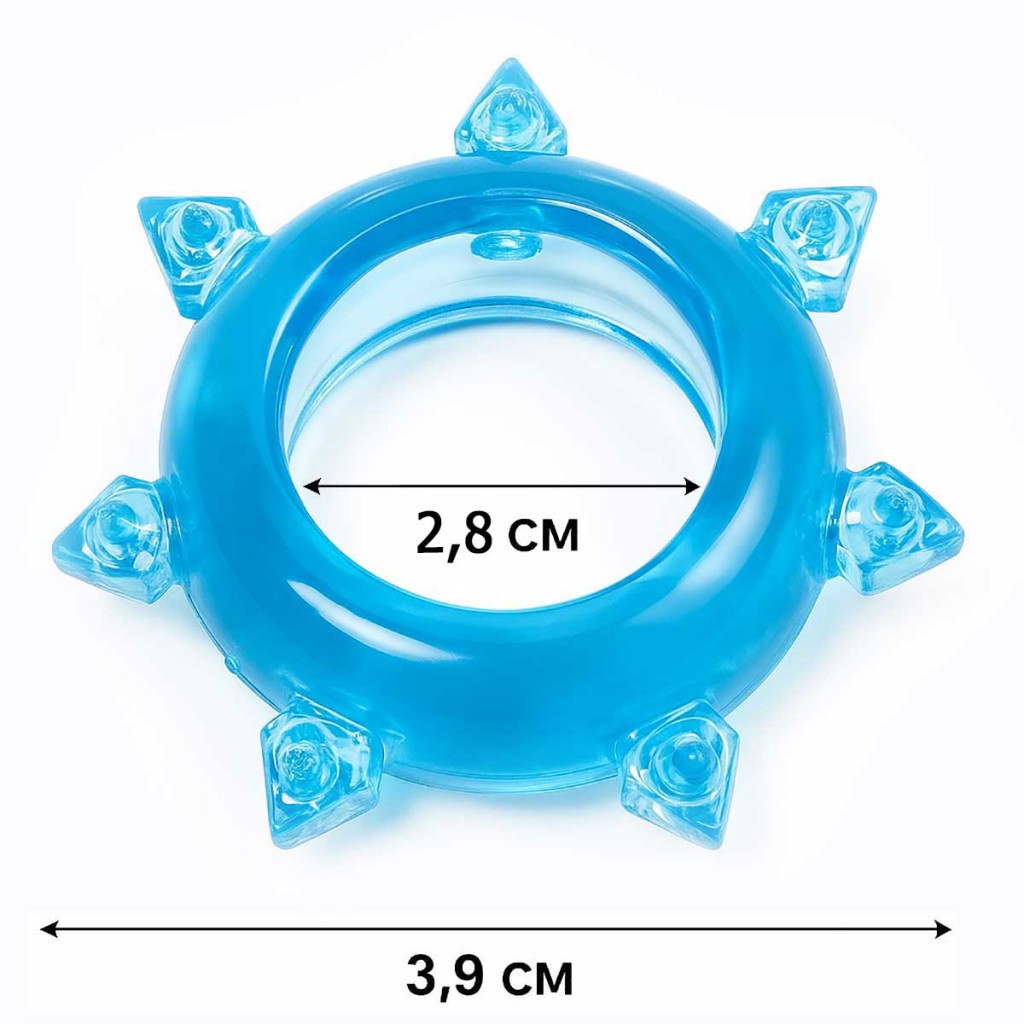 Ерекційне кільце Tryst BLOOM RING з шипами 1шт⚡️Prezervativi.in.ua