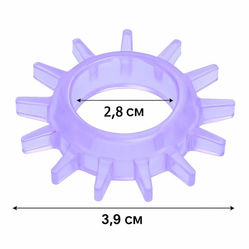 Ерекційне кільце Tryst Corona Ring з шипами (1шт)