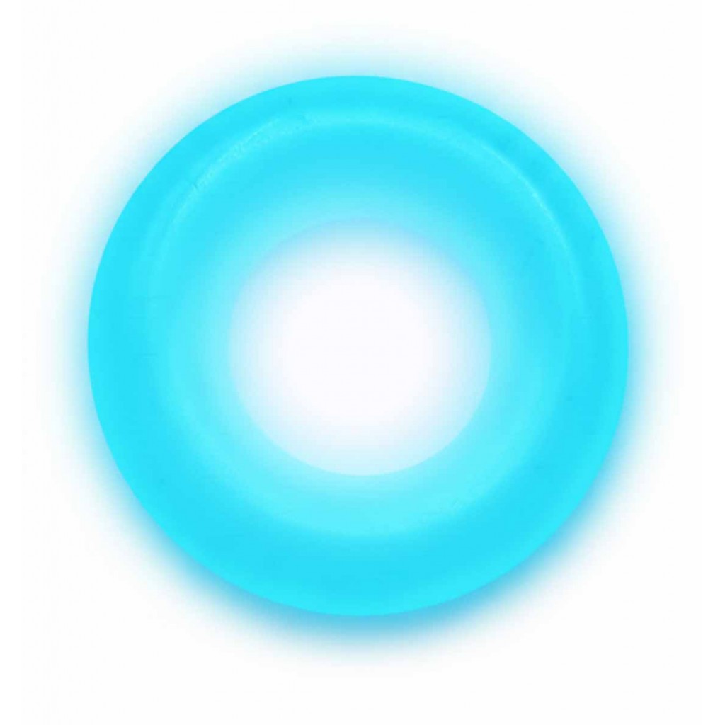 Ерекційне кільце Tryst NEON BLUE RING що світиться 1шт⚡️Prezervativi.in.ua