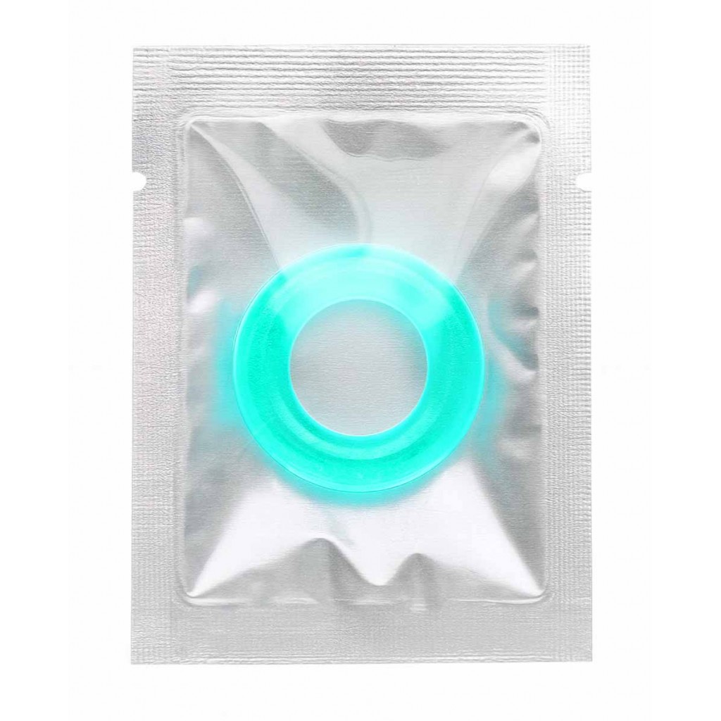 Ерекційне кільце Tryst NEON BLUE RING що світиться 1шт⚡️Prezervativi.in.ua