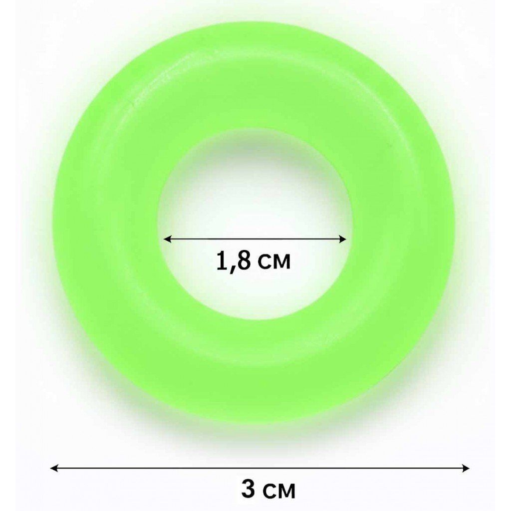 Ерекційне кільце Tryst NEON GLOW RING що світиться 1шт⚡️Prezervativi.in.ua