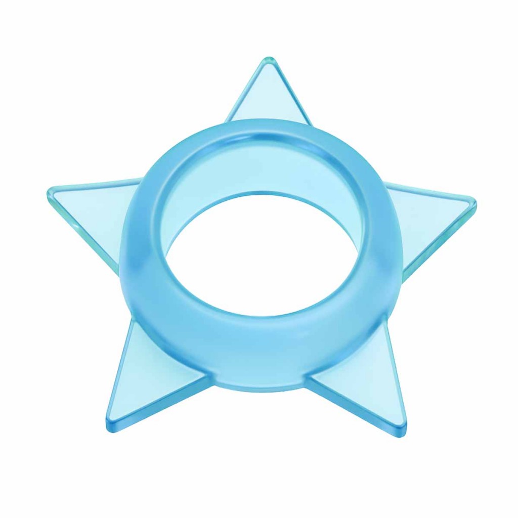 Ерекційне кільце Tryst STAR RING з шипами 1шт⚡️Prezervativi.in.ua