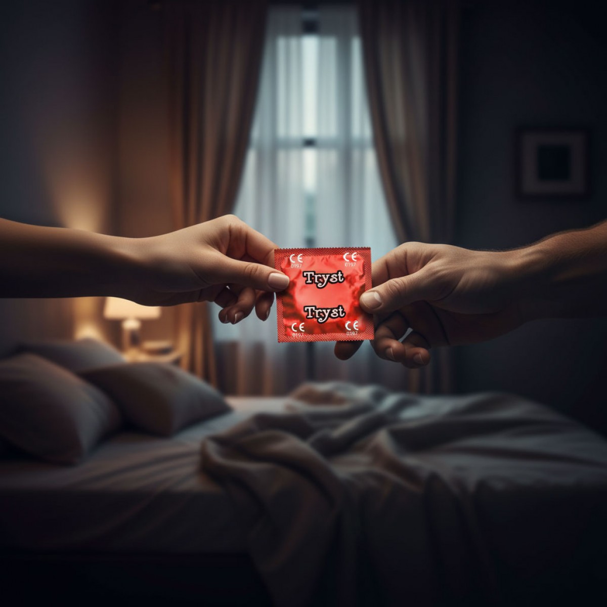 Презервативы TRYST "Слава Україні" в баночке 15шт