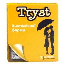 Презервативы TRYST Anatomic 3шт анатомические