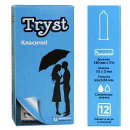 Презервативы TRYST Classic 12шт классические