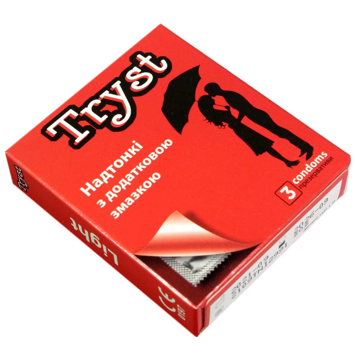 Презервативы TRYST Light тонкие 3шт