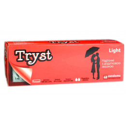 Презервативы TRYST Light 48шт тонкие