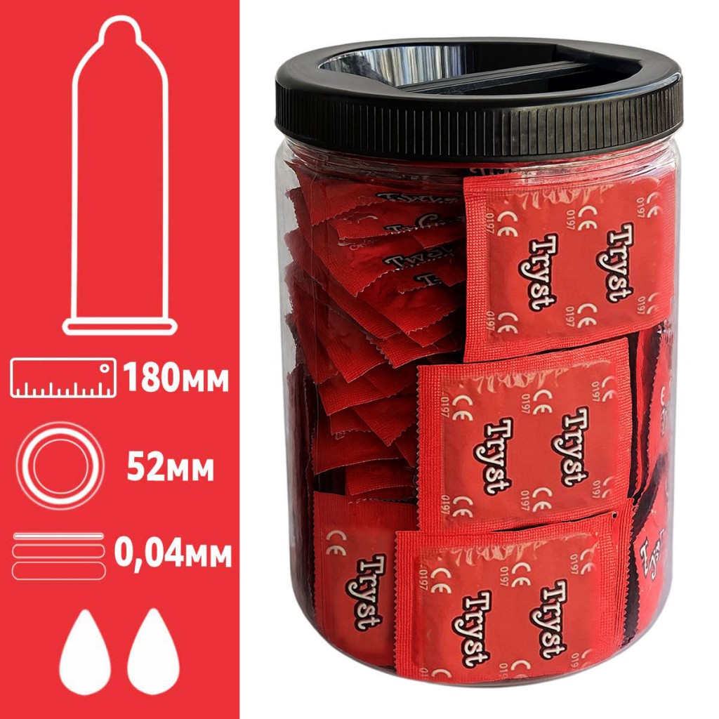 Презервативы TRYST Light 75шт тонкие⚡️Prezervativi.in.ua