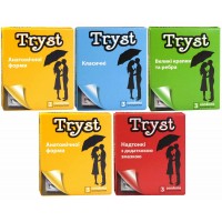 Пробный комплект TRYST 15шт (5 пачек по 3шт)