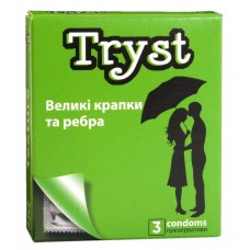 Презервативи TRYST Texture 3шт ребра и точки