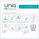 Жіночі презервативи UNIQ Air 3 шт