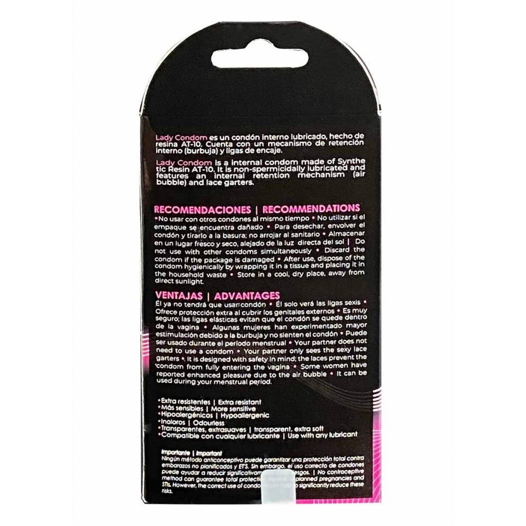 Женские презервативы UNIQ Lady 3 шт