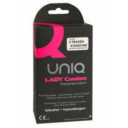 Женские презервативы UNIQ Lady, 3шт