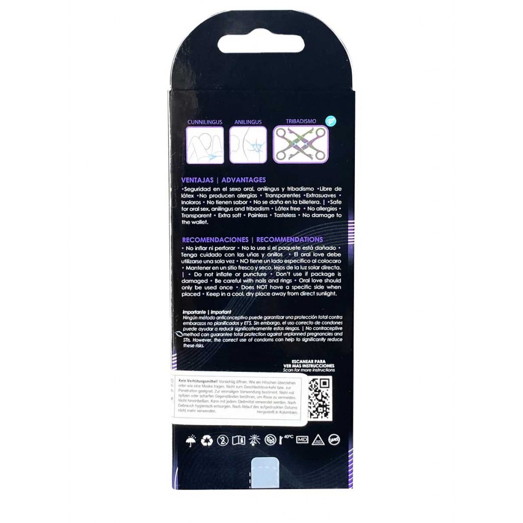 Безлатексні оральні маски UNIQ 3шт