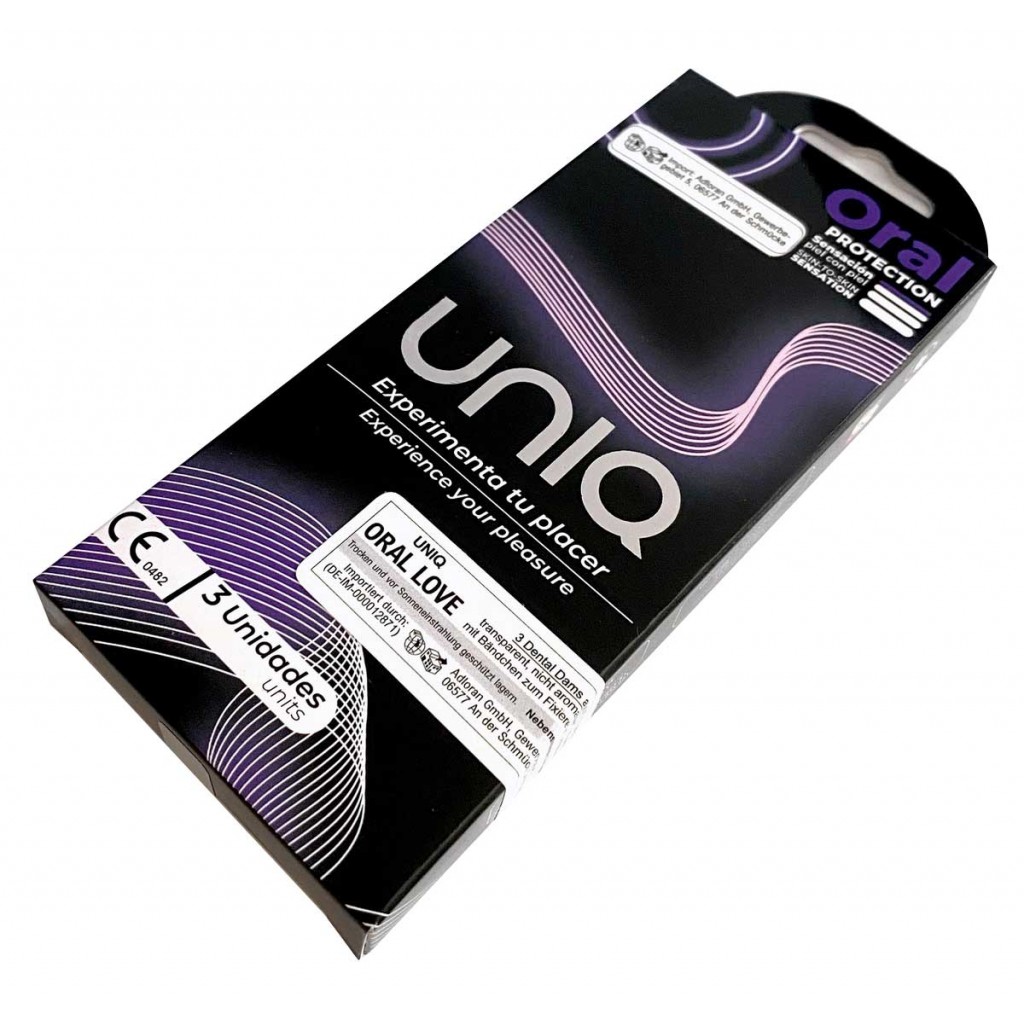 Безлатексні оральні маски UNIQ 3шт