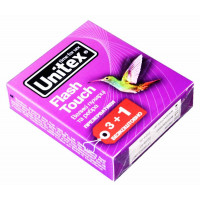 Презервативы Unіtex №4 Flash Touch точечно-ребристые увеличенные - Фото№3
