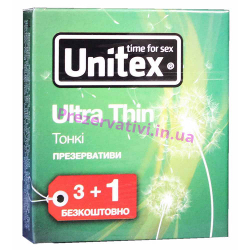 Презервативы Unіtex №4 Ultra Thіn Ультратонкие - Фото№1