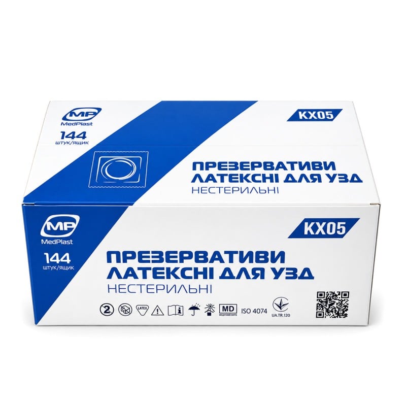 Презервативы для УЗИ MedPlast (210мм, 40мм) KX05 144шт