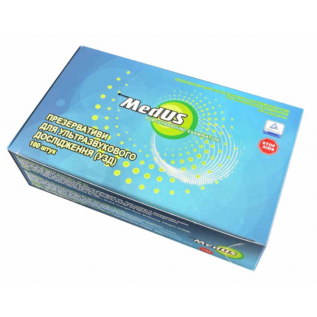 Презервативы для УЗИ MedUS (200мм, 42мм) - 100шт