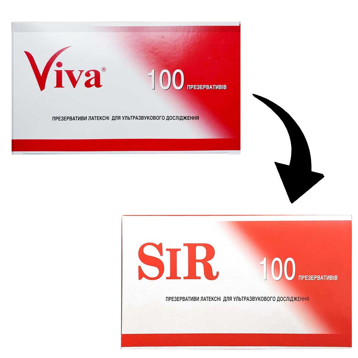 Презервативи для УЗД SIR (200 мм, 40 мм) - 100 штук⚡️Prezervativi.in.ua