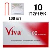 Презервативи для УЗД VIVA (210мм, 44мм) - 10 пачок по 100шт