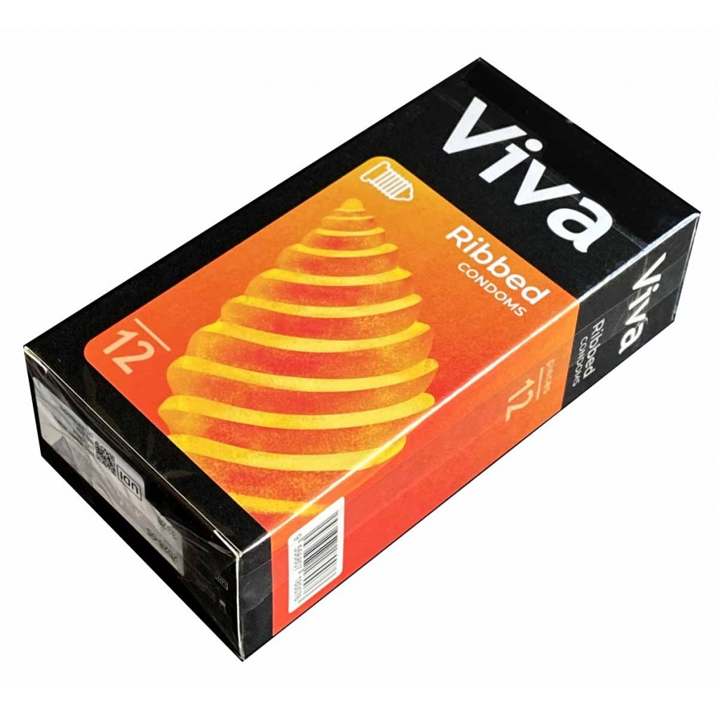 Презервативи Viva Ребристі 12шт